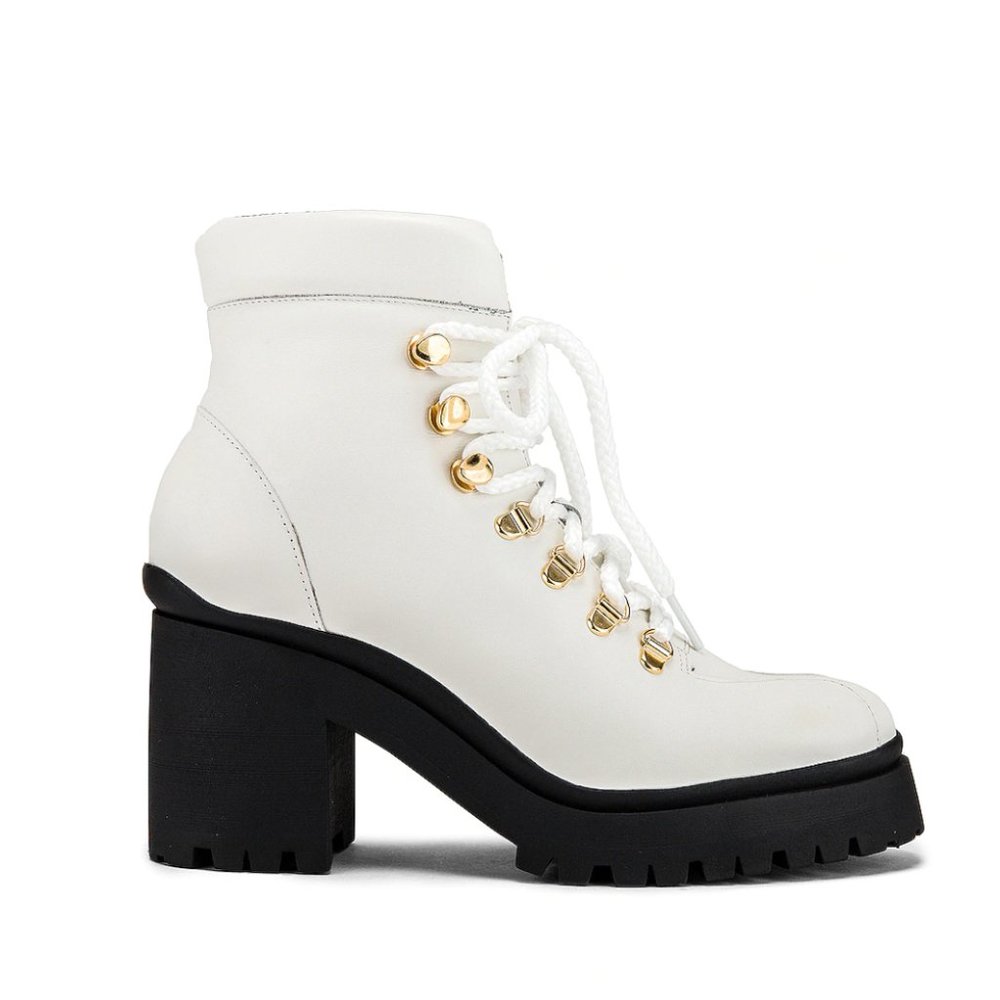 Raye White Booties
